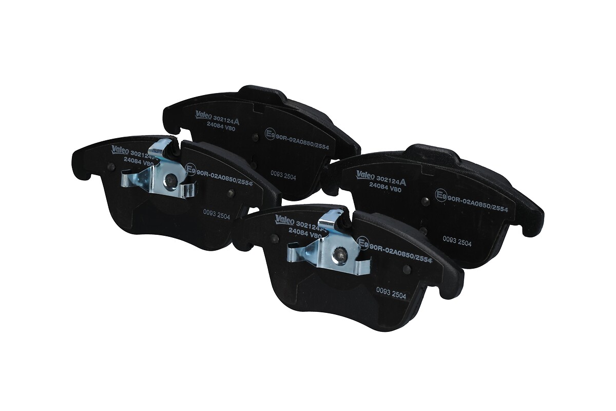 Jeu de 4 plaquettes de frein VALEO ref. 302124A